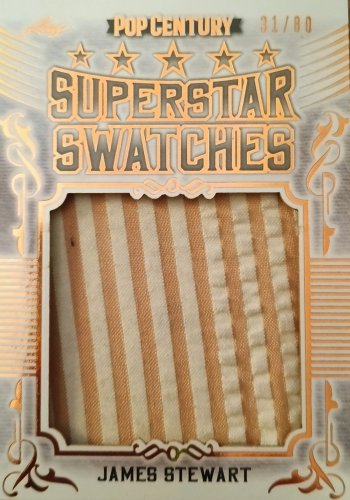 JAMES (Jimmy) STEWART Superstar Swatches  star worn wardrobe ONLY 1/ 2 ON EBAY