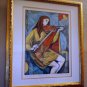 Irving Amen "Violin" Hand Signed Limited Edition Lithograph Litho Auto Art Music