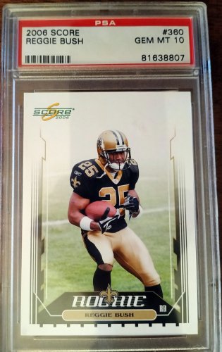REGGIE BUSH 2006 SCORE #360 ROOKIE RC PSA GRADED GEM MINT 10