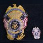 DONALD TRUMP 2017 & 2025 Inauguration Protective Detail Mini-Badge Pins Set RARE
