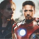 Scarlett Johansson & Robert Downey Jr  Avengers dual signed autograph 8x10 Photo