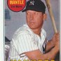 Mickey Mantle 1969 Topps #50 Limited Edition Ceramic Card - Hallmark Collection