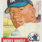Mickey Mantle 1953 Topps #82 Signed Ceramic Card 1 from 1995 Hamilton Collection