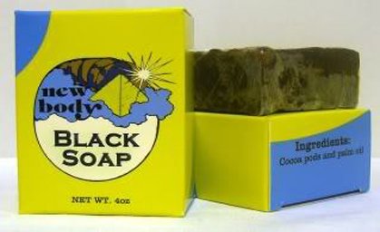 Raw Black Soap  6oz