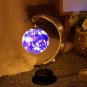 Moon Lunar LED Night Lamp With Stand Thanksgiving Christmas Halloween Table Lamp Decorations