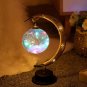 Moon Lunar LED Night Lamp With Stand Thanksgiving Christmas Halloween Table Lamp Decorations