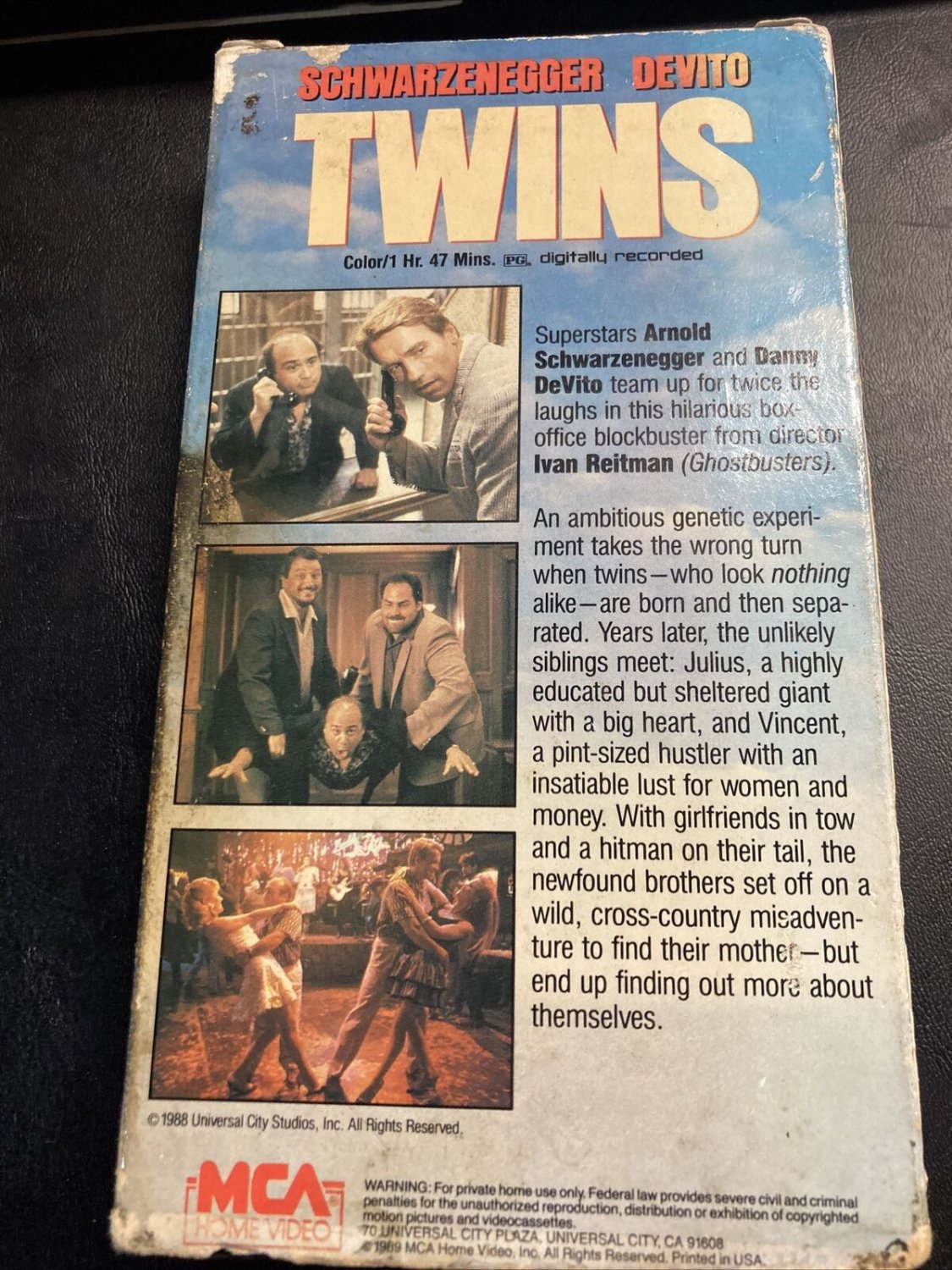 Twins VHS Danny Devito, Arnold Schwarzenegger