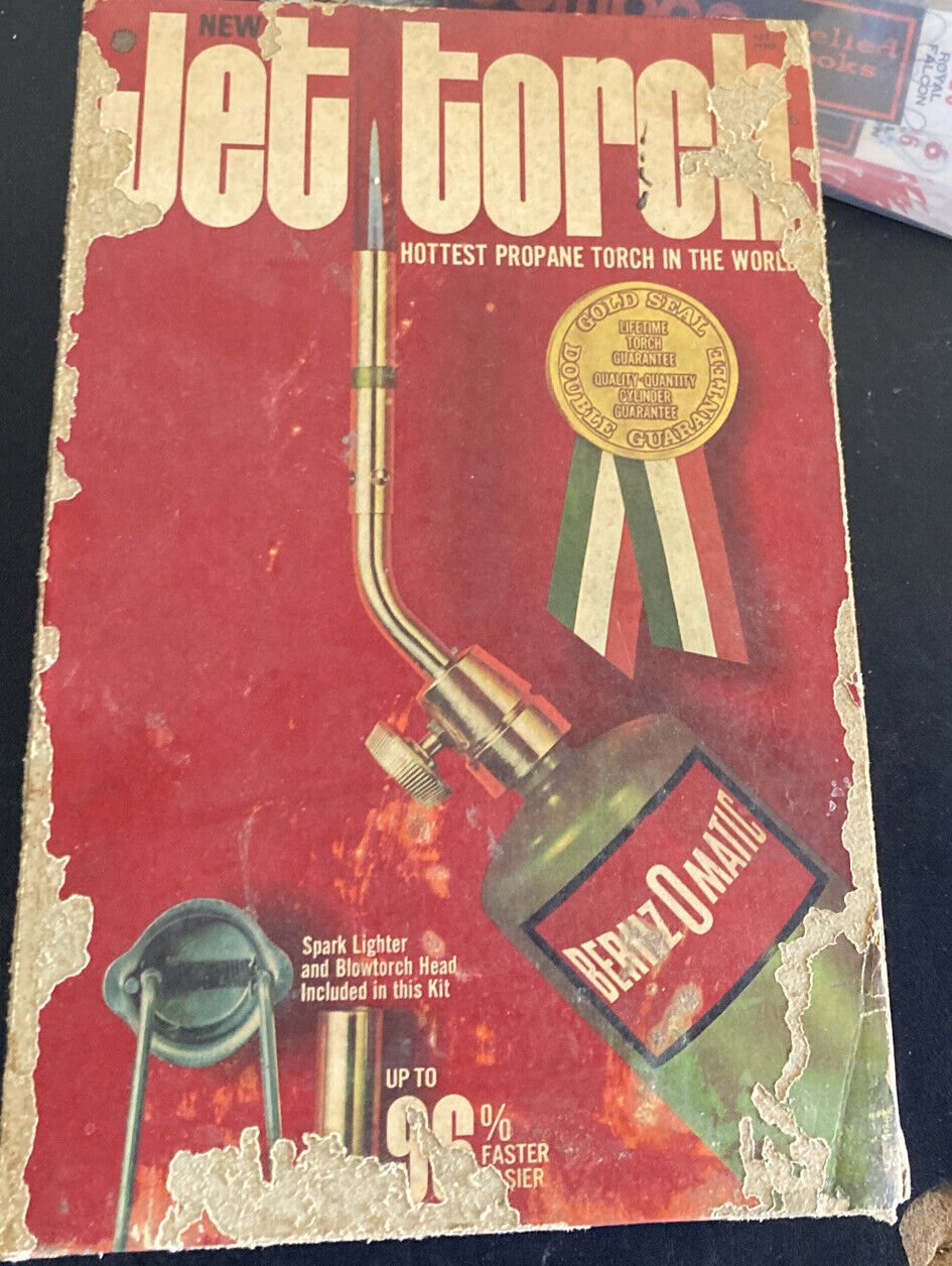 VINTAGE BERNZOMATIC PROPANE JET TORCH KIT