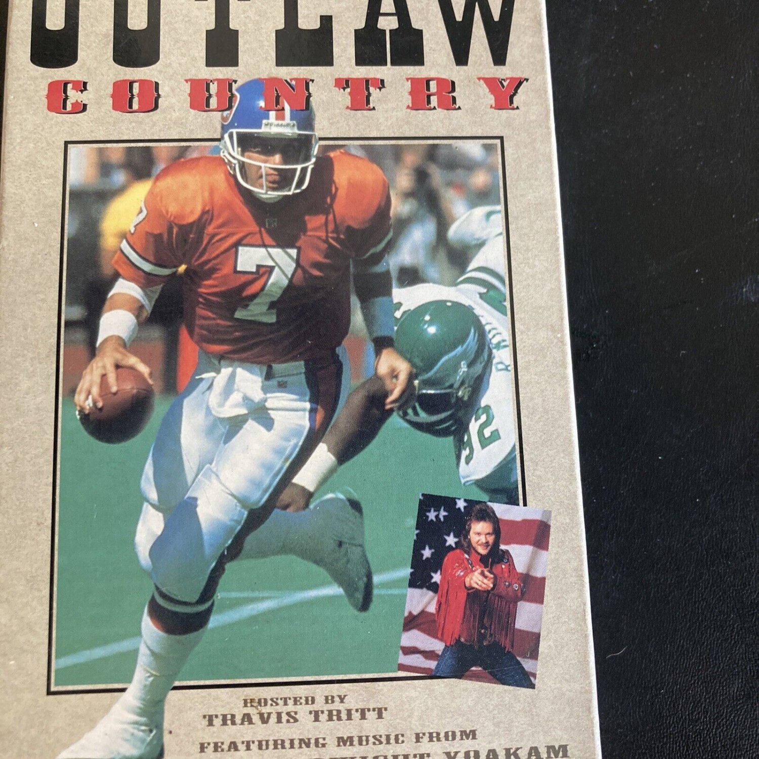 Outlaw Country 1993 VHS vintage NFL Football John Elway Dan Marino ...