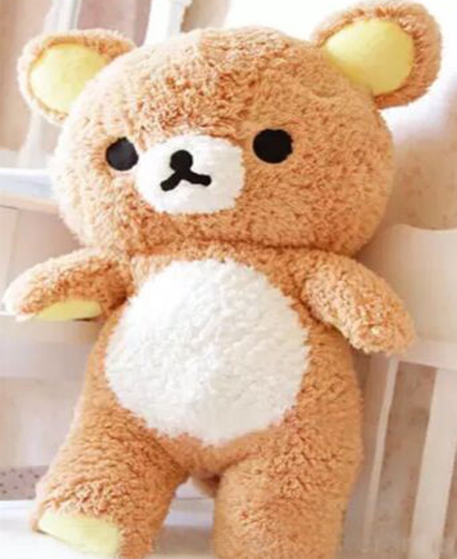 Best New Bear Pillow Plush Toy 55cm Stuffed Xmas Relax Doll Birthday Gift-2023