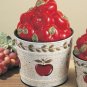 Apple Cookie Jar - "Country" Bucket