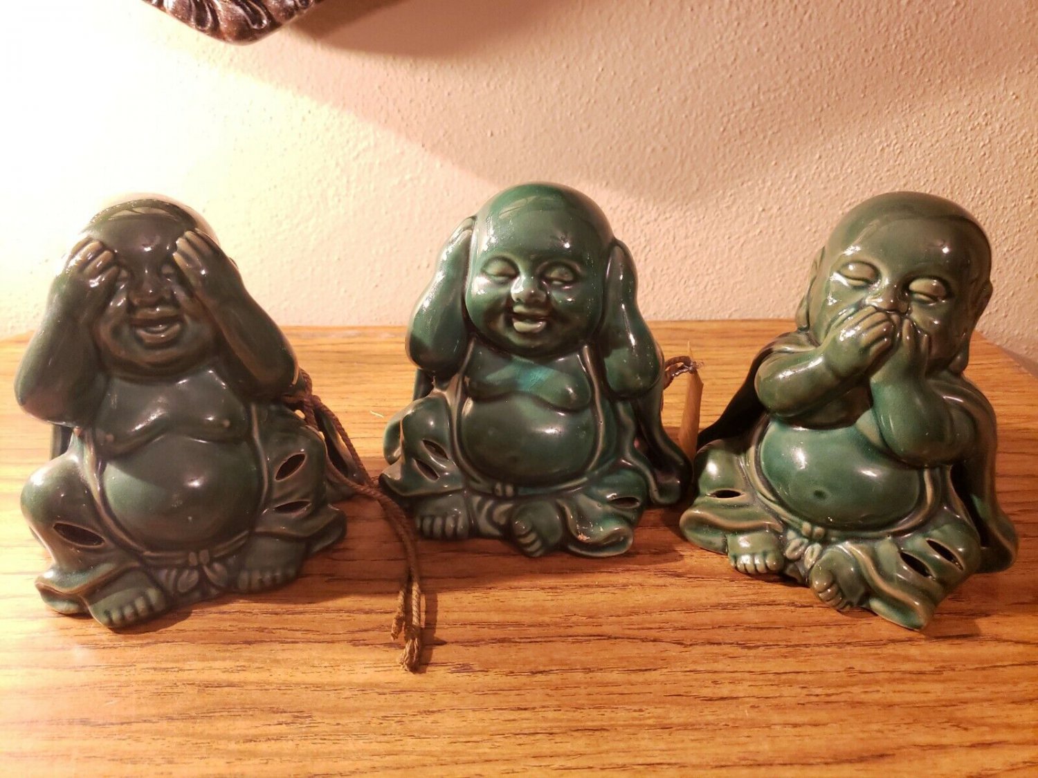 3 GC Fragrance Ceramic Buddha Statue Fragance & Sachet Holder Decor