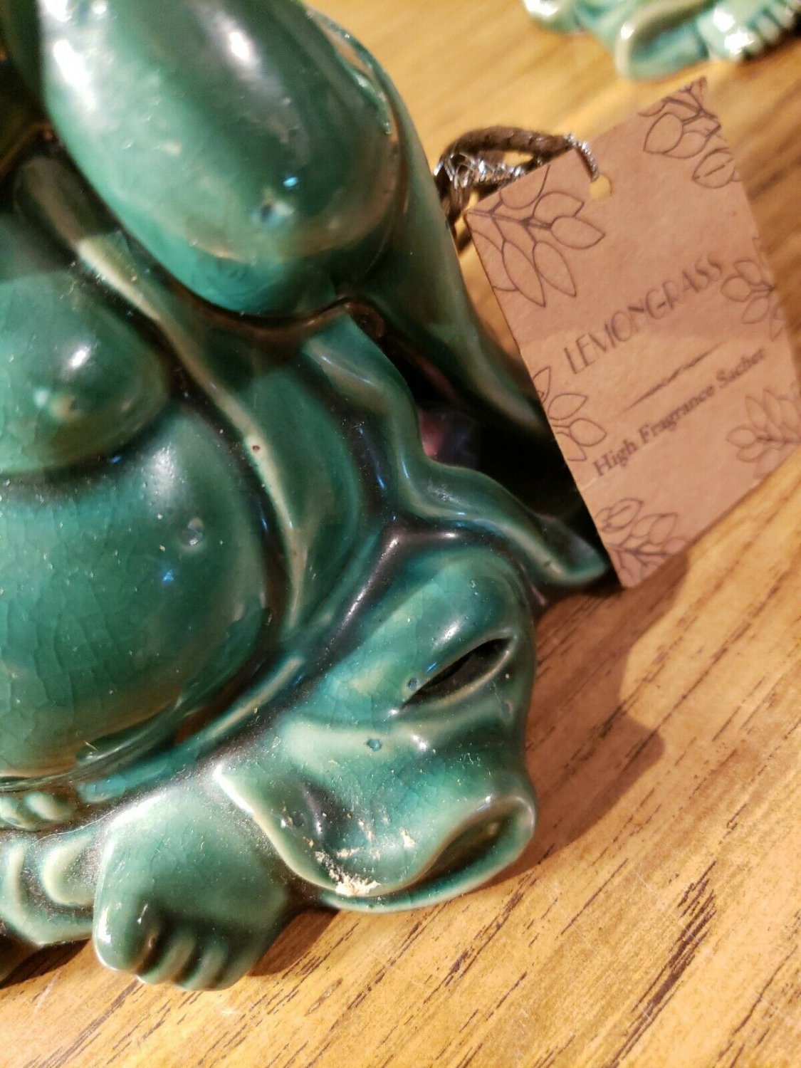 3 GC Fragrance Ceramic Buddha Statue Fragance & Sachet Holder Decor