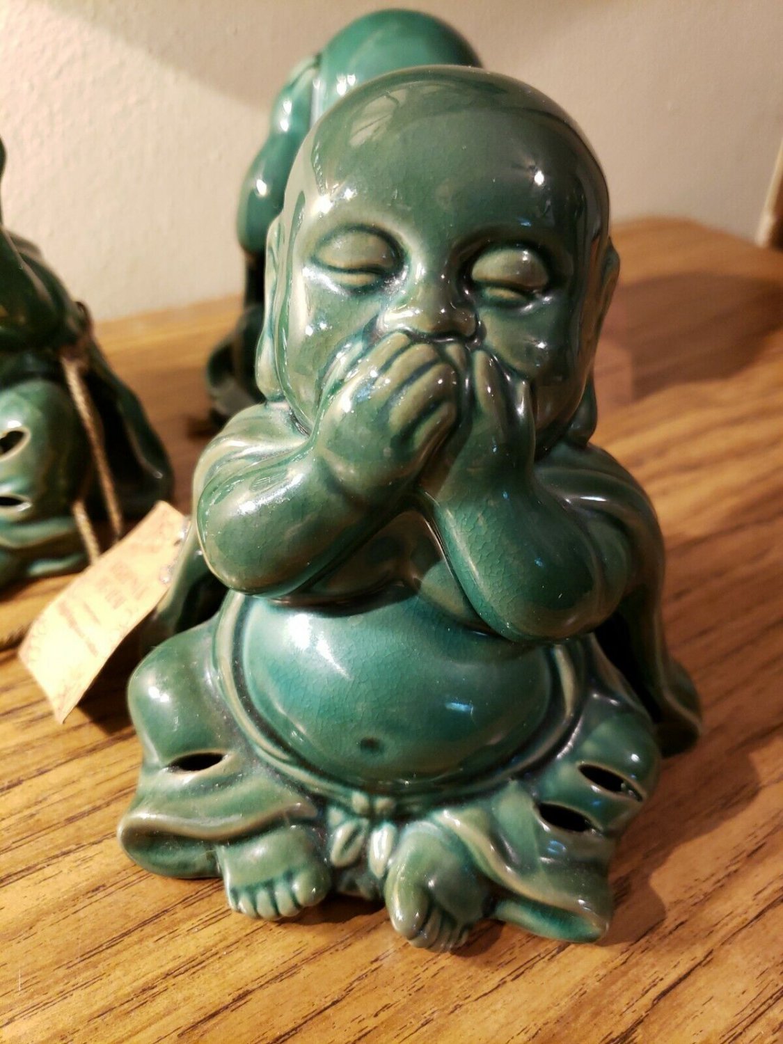 3 GC Fragrance Ceramic Buddha Statue Fragance & Sachet Holder Decor