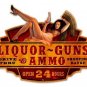 Retro Liquor Guns Ammo Pinup Girl Vinyl Decal Sticker Waterproof