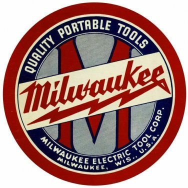 Milwaukee Tools Color Vinyl Decal Sticker Waterproof