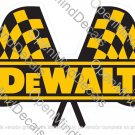 DEWALT TOOLS RACING STICKER DECAL MECHANIC TOOLBOX SIGN CHEST USA