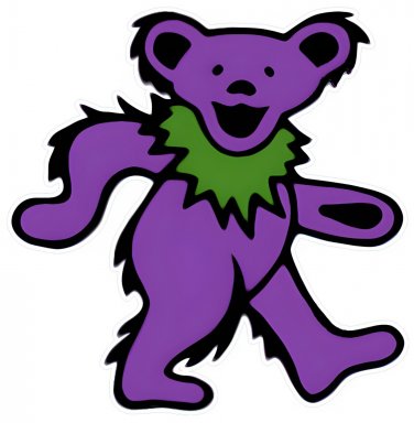 Grateful Dead Dancing Bear Vinyl Sticker waterproof