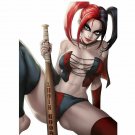 Harley Quinn illustration Color Vinyl Decal Sticker Waterproof