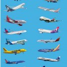 Airline Vinyl Decal Sticker Waterproof
