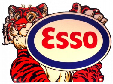 ESSO VINTAGE STICKER CAR DECAL MECHANIC TOOLBOX SIGN CHEST USA