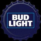 Bud Light Beer Bottle Cap Color Vinyl Decal Sticker Waterproof