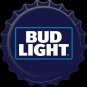 Bud Light Beer Bottle Cap Color Vinyl Decal Sticker Waterproof