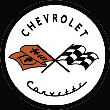 General Motors Corvette 53 Logo Vinyl Decal Sticker Waterproof