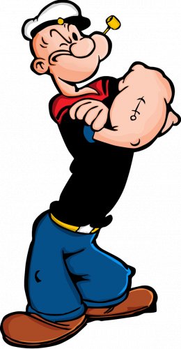 Popeye Vinyl Decal Sticker Waterproof