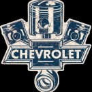 General Motors Chevy Pistons Vinyl Decal Sticker Waterproof
