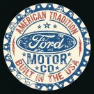 Ford Built in USA Vinyl Decal Sticker Waterproof