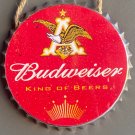 Budweiser Decorative Bottle Caps Metal Cafe Beer Bar Decoration 6"
