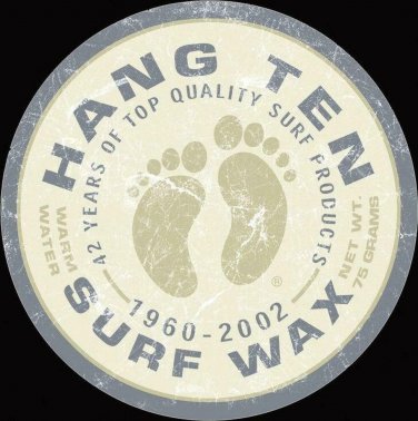Hang Ten Surf Vinyl Decal Sticker Waterproof