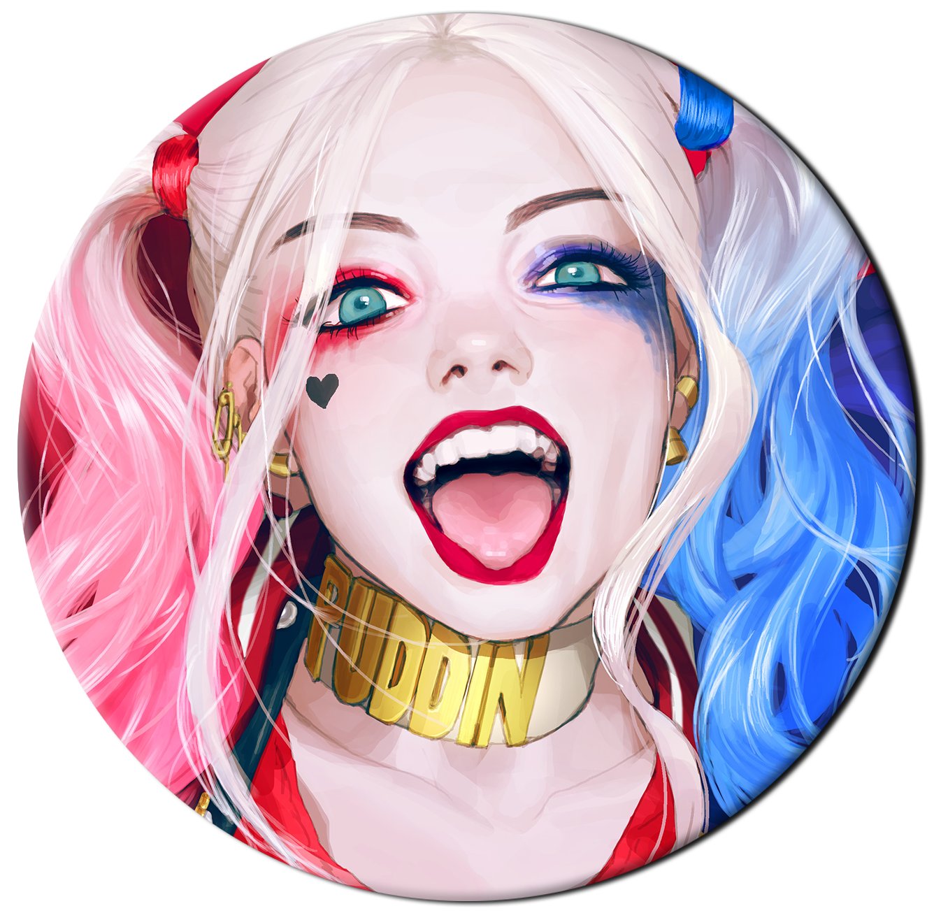 Harley Quinn illustration Vinyl Decal Sticker Waterproof