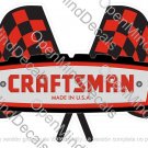 CRAFTSMAN TOOLS RACING STICKER DECAL MECHANIC TOOLBOX SIGN CHEST USA