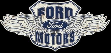 Ford Winged Logo Vinyl Decal Sticker Waterproof