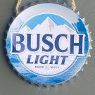 Bush Light Decorative Bottle Caps Metal Cafe Beer Bar Decoration 6"