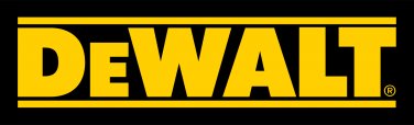 DeWalt Tools Vinyl Sticker Decal Tool Box Garage Car Truck Bumper