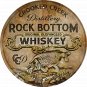 Rock Bottom Whiskey Vinyl Decal Sticker Waterproof