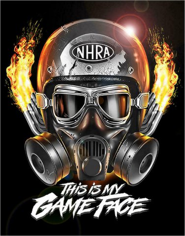 NHRA This Is My Game Face Vinyl Decal Sticker Waterproof