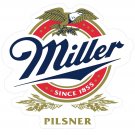 Miller Pilsner Vinyl Decal Sticker Waterproof