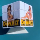 DeWalt DECORATIVE SEXY GIRL  MAGIC CUBE PUZZLE MECHANIC GIFT WITH STAND