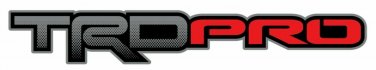 TRD PRO Color Vinyl Decal Sticker Waterproof (Toyota Racing Development)