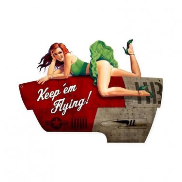 Keep Her Flying Vintage Vinyl Decal Sticker Waterproof
