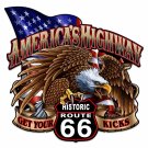 America's Highway Route 66 Vintage  Vinyl Decal Sticker Waterproof