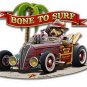 Bone to Surf Vintage  Vinyl Decal Sticker Waterproof