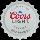 Coors Light Bottle Cap Vinyl Decal Sticker Waterproof