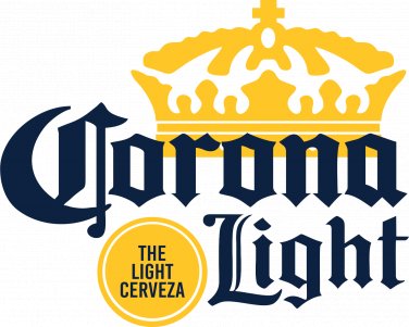 Corona Light Beer Color Vinyl Decal Sticker Waterproof