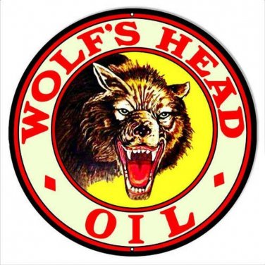 WOLF'S HEAD OIL Vinyl Decal Sticker Waterproof