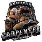 AMERICAN CARPENTER SAW Vintage Vinyl Decal Sticker Waterproof